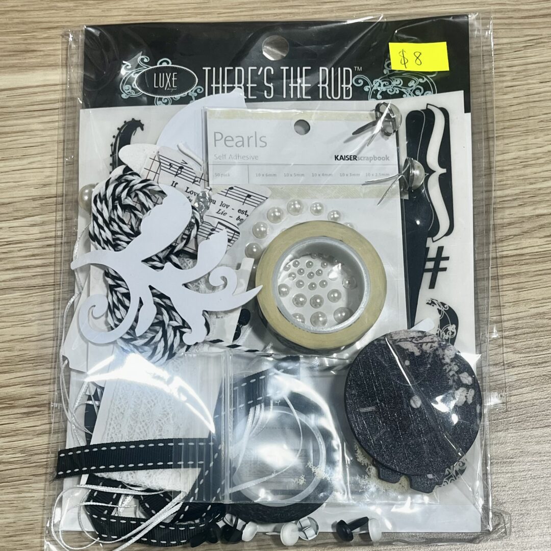 Assorted Papercraft (Black & White).