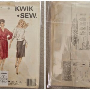Pattern: Kwik Sew #1351 Ladies Top & Skirt (Size 6-12).