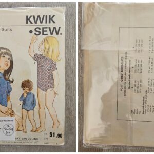 Pattern: Kwik Sew #247 Girls Body Suits. (Size 4-8)