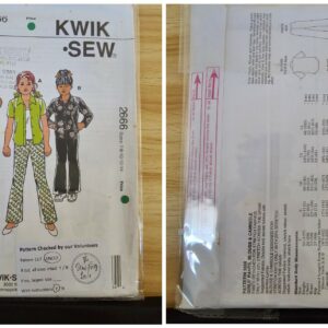 Pattern: Kwik Sew #2666 Girls Pants, Blouse & Camisole. (Size 7-14)