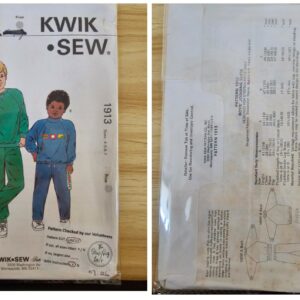 Pattern: Kwik Sew #1913 Boys Tracksuits. (Size 4-7)