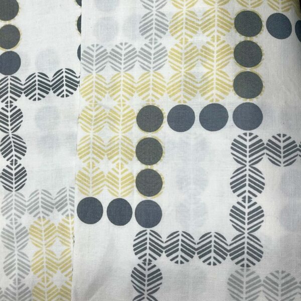 Yellow & Grey Dots by Hawthorne Supply Co Quilting Cotton. (113cm x 32cm)
