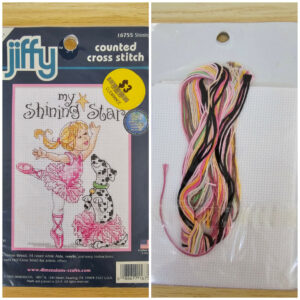Dimensions Sunset Jiffy Counted Cross Stitch Kit titled "My Shining Star"